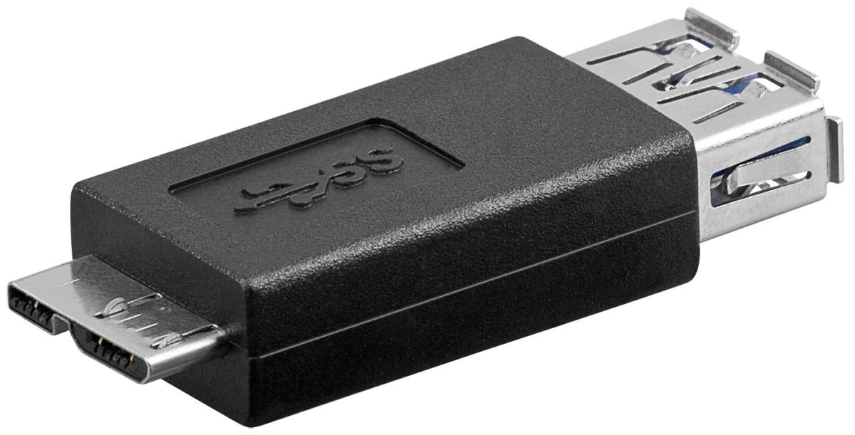 Adaptateur usb a 3.0 mâle vers micro-usb b 3.0 mâle