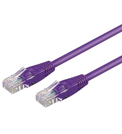 Cat 5-050 utp violett 0.50m