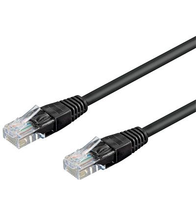 Cat 6-150 utp black 1.5m