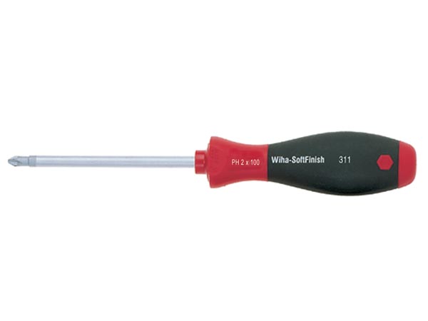 Tournevis softfinish cruciforme ph2 x 200 mm - wiha