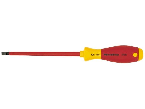 Tournevis plat softfinish vde/gs 2.5 x 75mm - wiha