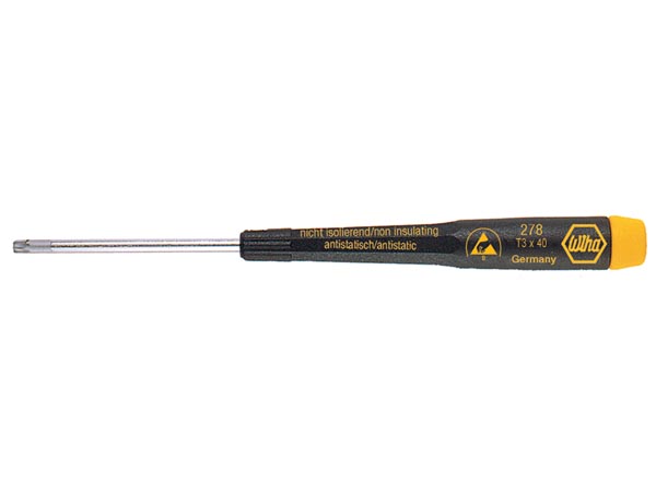 Tournevis de précision esd torx t3 x 40mm - wiha