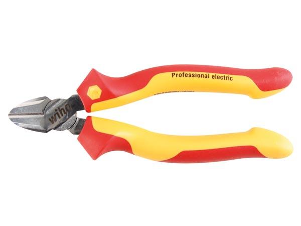 Pince coupante diagonale professionnelle - vde/gs isolation jusqu'a 1000vca - wiha