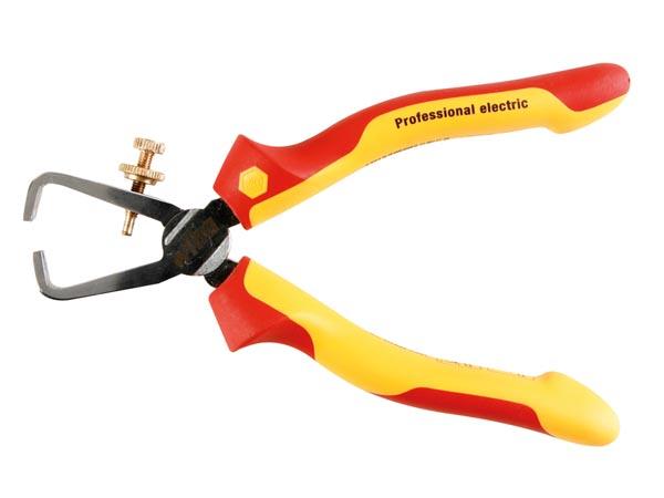 Pince à dénuder vde/gs isolée 1000v ca professionelle - de Ø 5 mm/10 mm² - wiha