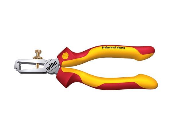 Pince à dénuder vde/gs isolée 1000v ca professionelle - de Ø 5 mm/10 mm² - wiha