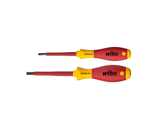 Jeu de tournevis softfinish vde pour borniers à vis - wiha