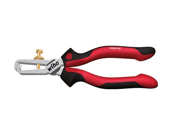 Pince coupante diagonale + dénudeur à vis - de Ø 5 mm/10 mm² - wiha