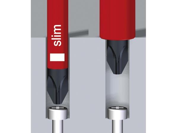 Tournevis slimfix softfinish vde/gs - phillips ph2 x 100mm - wiha