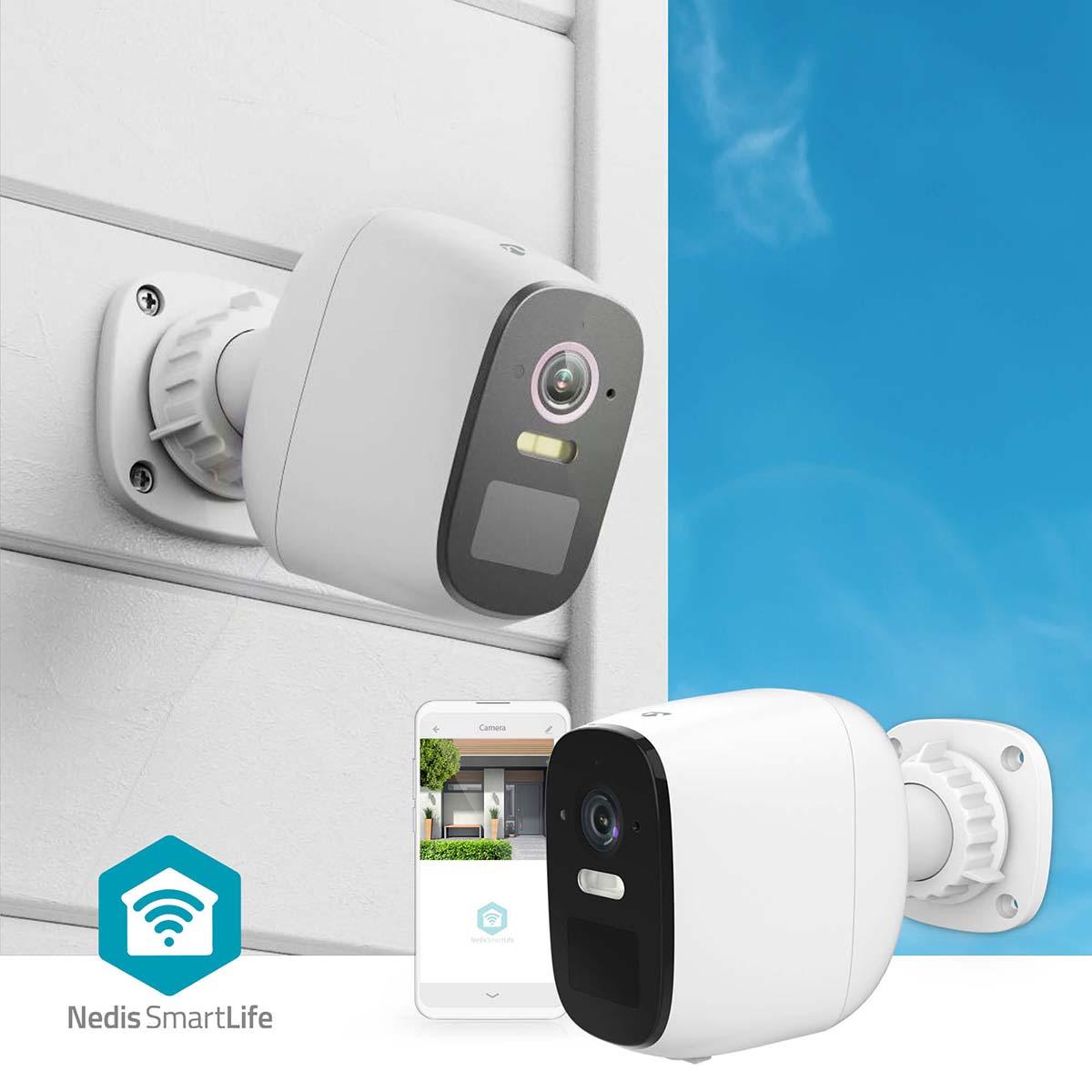 Caméra extérieure smartlife wi-fi / 4mp hd 1440p / ip66 / microsd (non inclus) / capteur de mouvement / vision nocturne /  auton