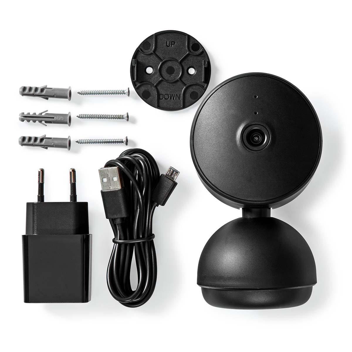Caméra intérieure smartlife wi-fi / full hd 1080p / microsd (non inclus) / capteur de mouvement / vision nocturne