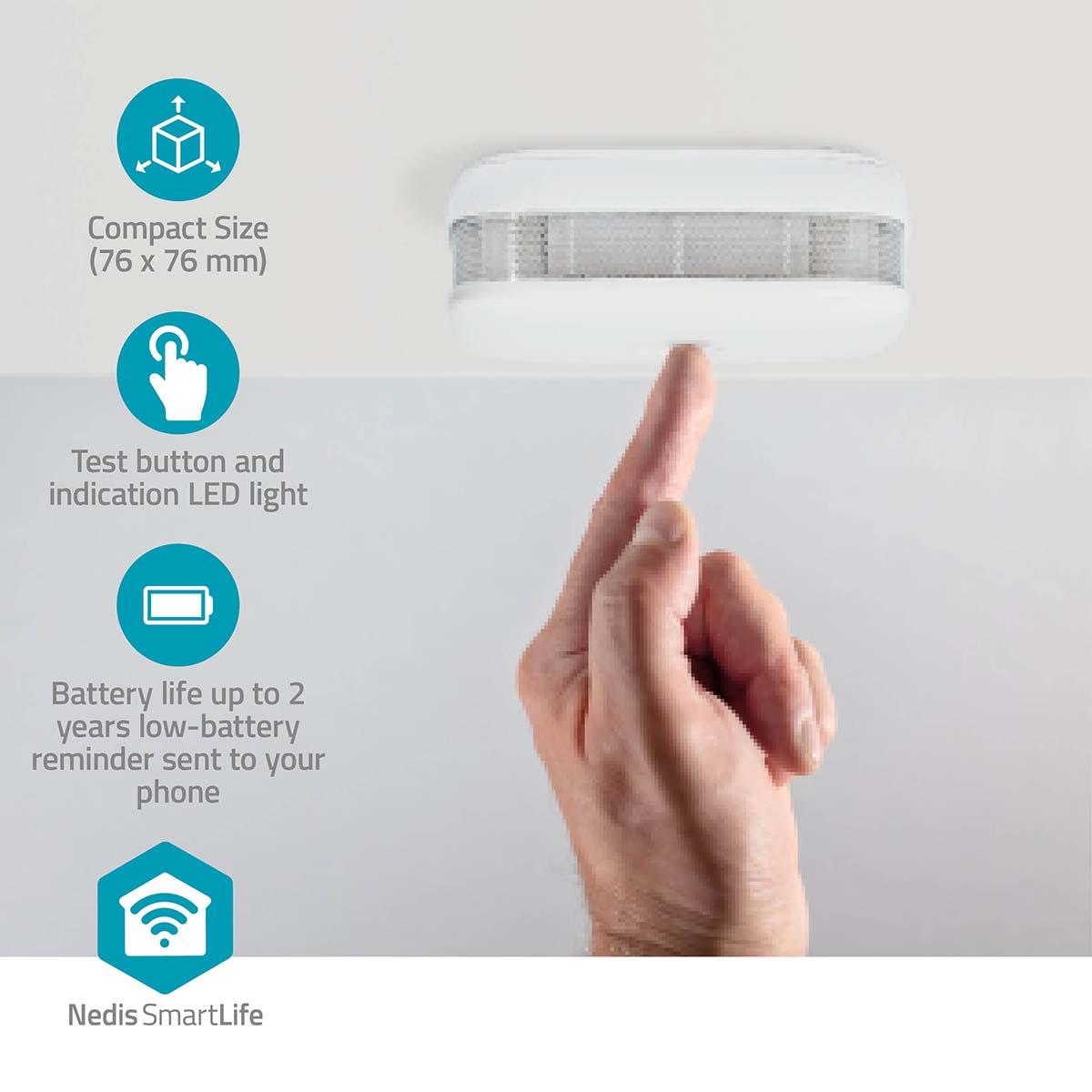 3 détecteurs de fumée smartlife