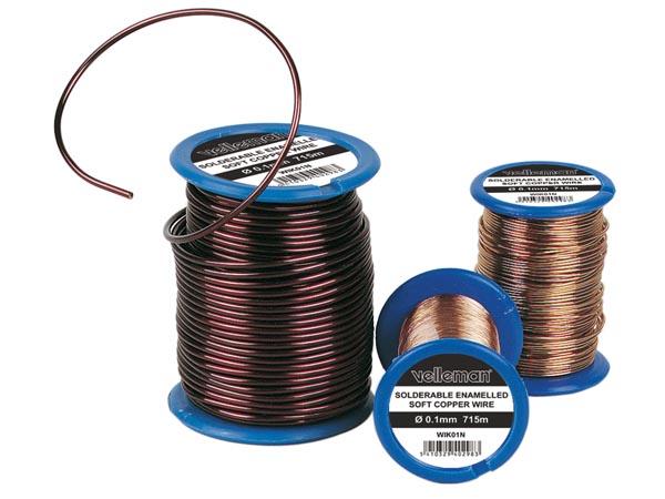 Fil de cuivre émaillé d 0.1mm - 715m - 1.5kohm