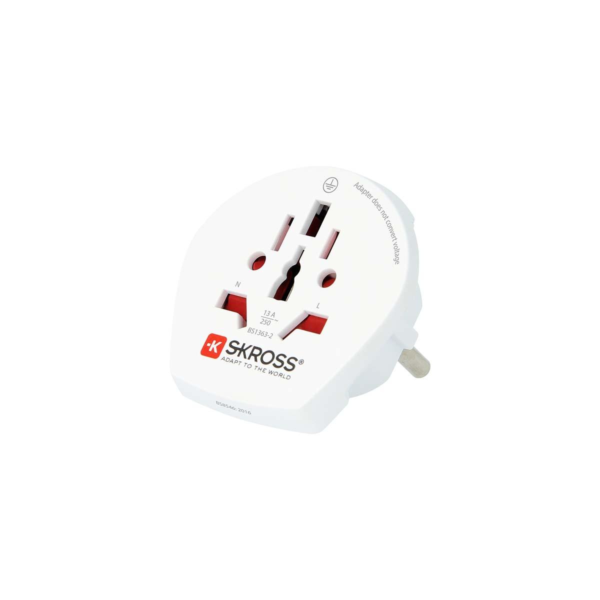 Adaptateur secteur skross haute qualité tout pays(220 pays) vers europe / france