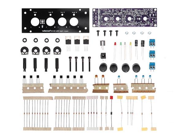 Kit orgue lumineux rgb à 3 canaux