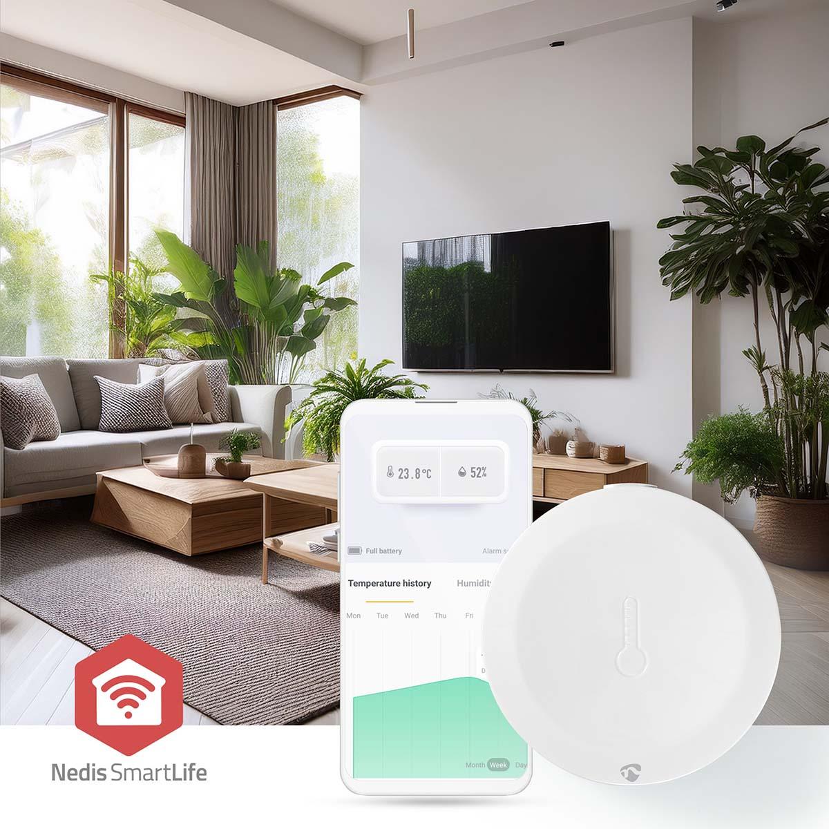 Capteur climatique temperature et humidite smartlife zigbee 3