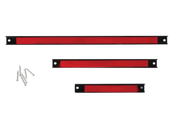 Lot de 3 x barres magnétique porte-outil l=46cm / 30cm / 20cm ideal pour rangement d'outils en fonction de l'utilisation