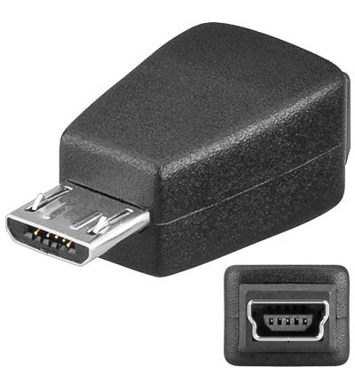 Micro-USB B vers Mini-USB B 5p