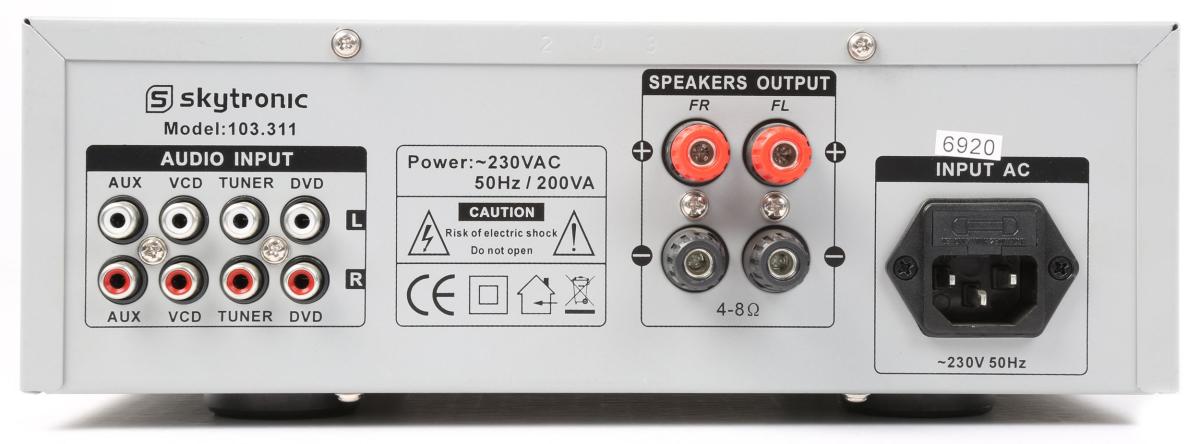 Amplificateur hi-fi stéréo 2 x 100wrms