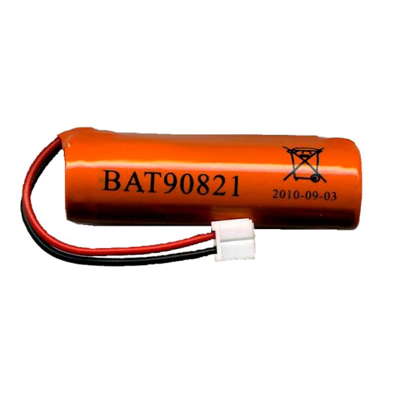 Batterie li-ion 3.7v 700mah 51mm (h)  16,8mm (Ø) sortie à fils (système alarme ...)