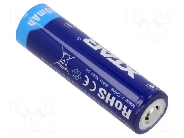 Batterie lithium-ion 21700 xtar 3,7v  4900mah  Ø21,4x74,8mm