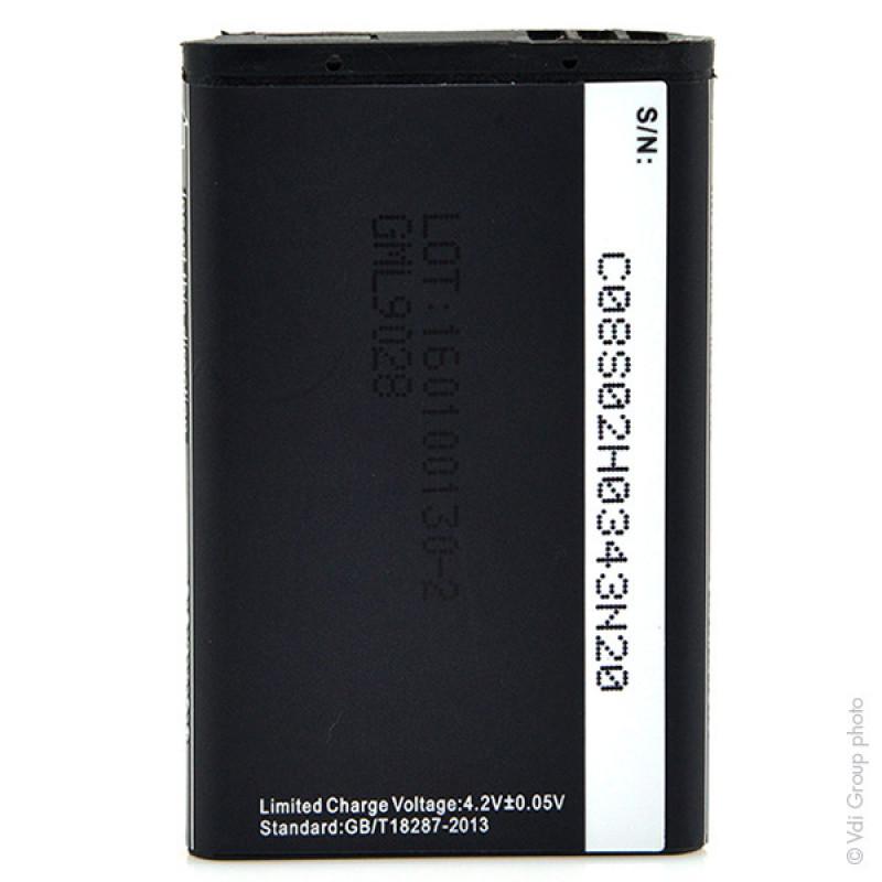 Batterie pour  téléphone portable / radio / gps ... 3.7v 1000mah 53mm (l) x 33,9mm (l) x 5,7mm (h)