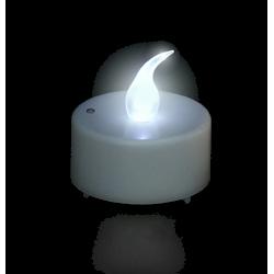 Bougie à led lumière blanche eclairage : imitation bougie (flamme vacillante) + fonction arret en soufflant