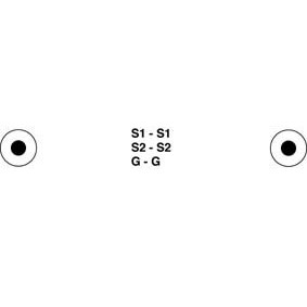Cordon audio-vidéo jack 3.5mm mâle mono / jack 3.5mm mâle mono l=1.20m
