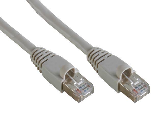 Câble réseau ftp, connecteur rj45. cat 5e (100 mbps), 3m