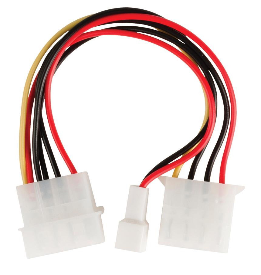 Câble adaptateur d'alimentation interne à connecteur molex mâle vers fdd femelle 0,15 m multicolore