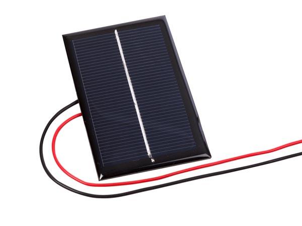 Cellule solaire 0.5v 800ma (72x46x 2mm)