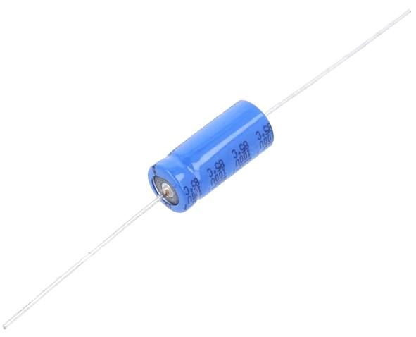 Condensateur chimique axial vishay 100µf / 16v dc 8x18mm 125°c