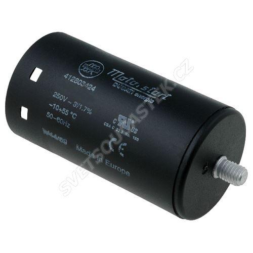Condensateur demarrage ducati a cosses 140uf 250v 45.5x84mm + filetage m8