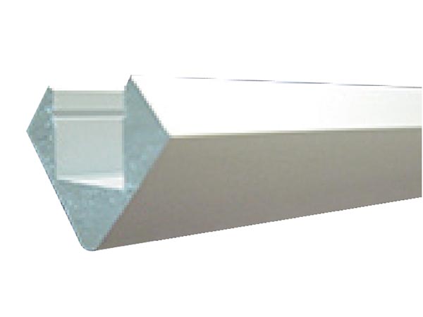 Profile alu pour flexible led  2m angle 45° h 17mm