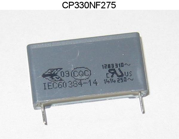Condensateur mkp x2 275vac 330nf pas 22.5mm