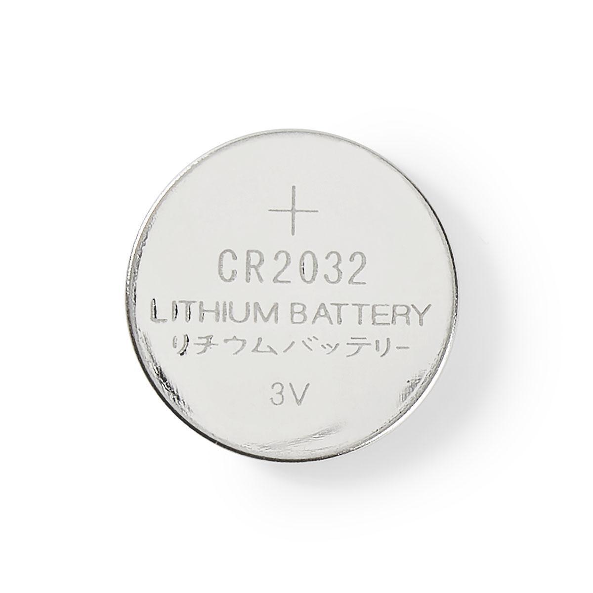 Pile bouton lithium cr2032 3v (lot de 5 pièces)