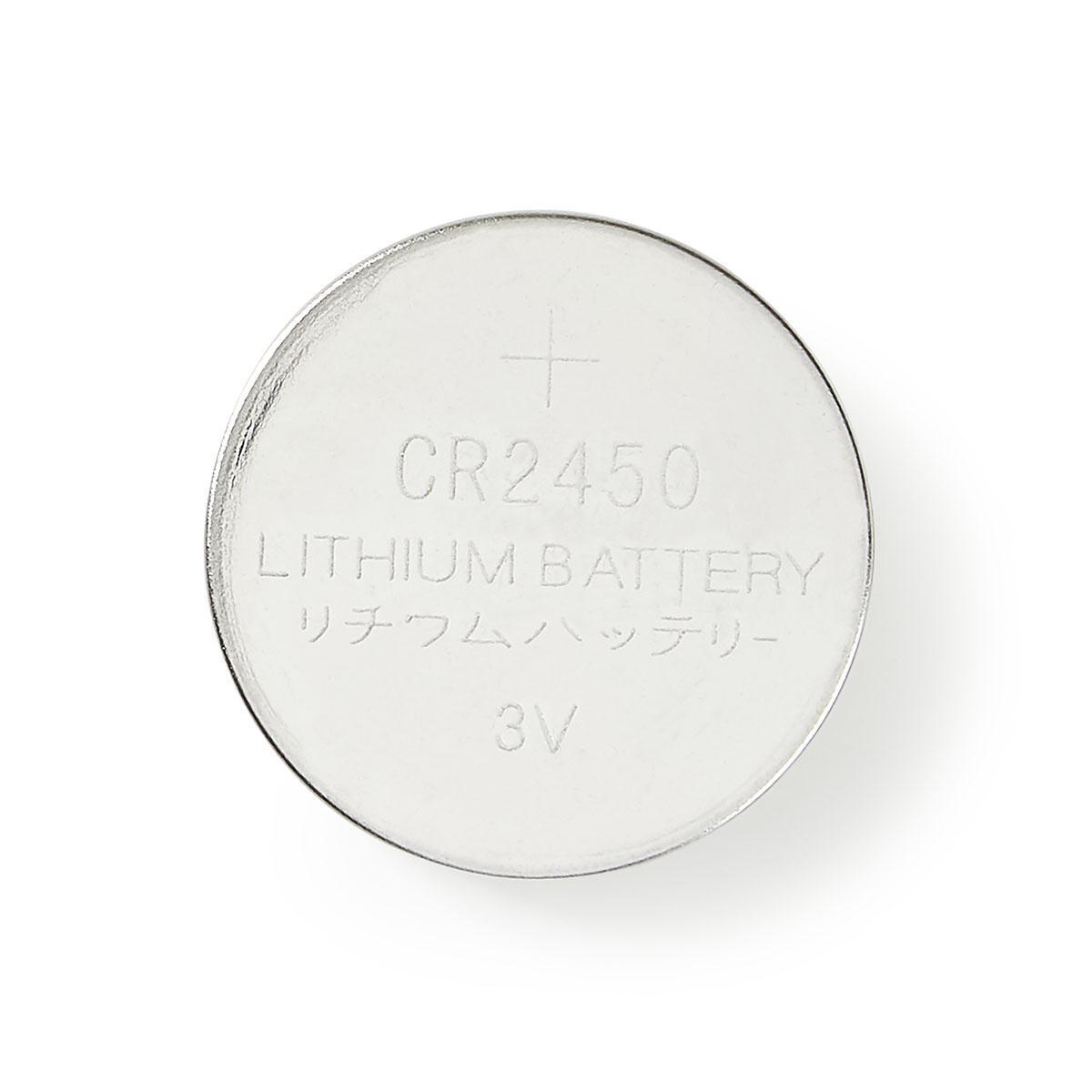 Pile bouton lithium cr2450 3v (lot de 5 pièces)