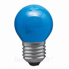 Lampe e27 240v 15w 45 x 70mm bleue