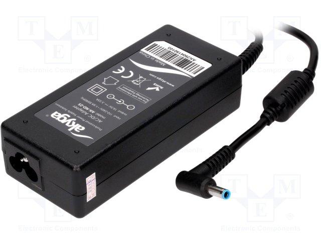Alim ordinateur (pc region) 100-240vac / 19.5vcc 3340ma 65w fiche 3.0/ 4.5mm + pin (bleu)