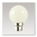 Lampe b22 - a   leds  1w - blanc chaud - 3000°k - 50 lumens - 230v - 45 x 70 mm