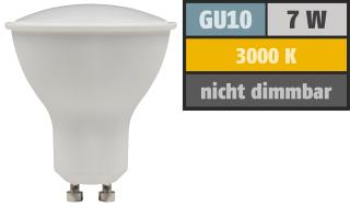 Lampe mr16 gu10 - a led 7w - blanc chaud - 3000°k - 540 lumens - 230v - 110°-