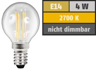 Ampoule a filament led e14 style retro 4w blanc chaud 2700k 380 lumens 45x78mm
