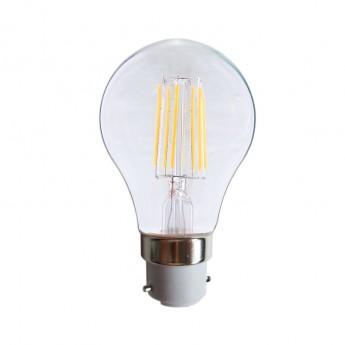 Ampoule a filament led style retro 60 x 106mm 8w b22 blanc neutre 4000°k 1150 lumens