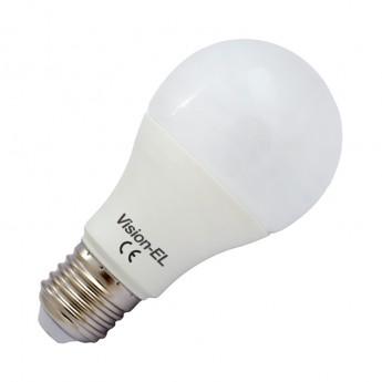 Lampe e27-a leds 10w-blanc chaud - 3000°k- 800lumens- 180°- 230v- 60 x 113mm dimmable
