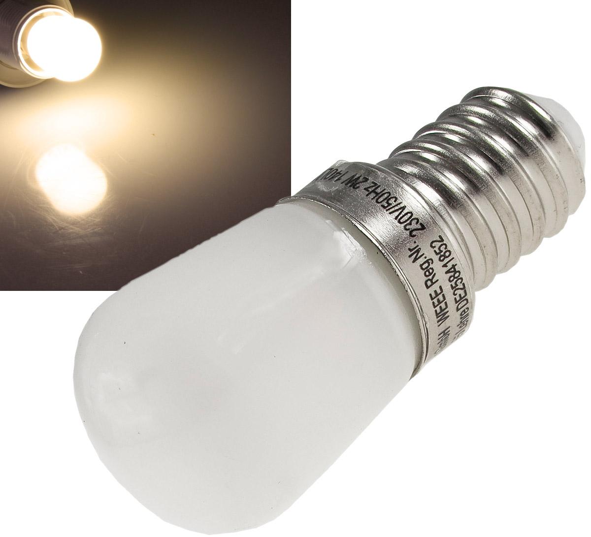 E14 led 230vac 3000k 399lm 4w Øxl23x51mm idéal frigo