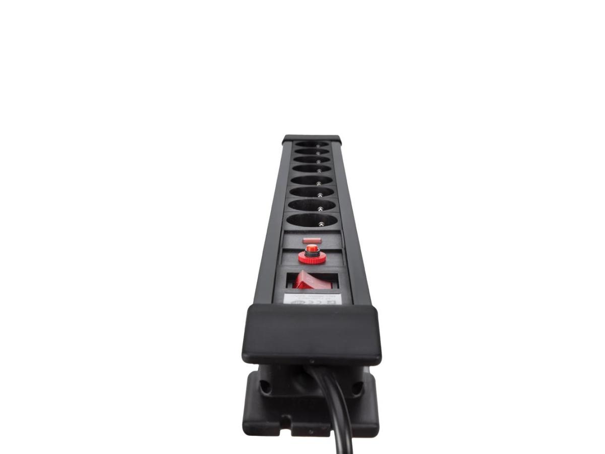 Bloc multiprises 8 prises 2p+t protection thermique/surcharges