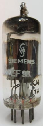 Tube electronique ef98 / 6et6 pentode 7 pins