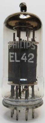 Tube electronique el42 / n151 / bf62 pentode 8 pins