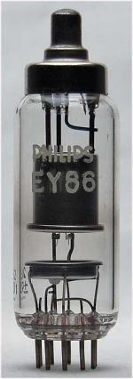 Tube electronique ey86 rectifier 9 pins ( noval )