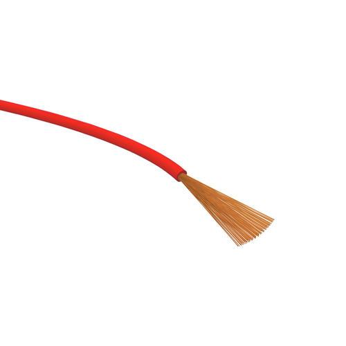 Fil de cablage - rouge - multibrin ( 128 x 0.05mm ) 0.25mm2 d=1.4mm l=1m ( série lify ) très flexible
