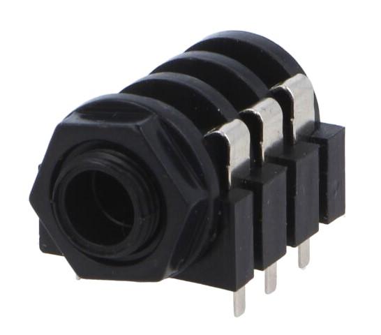 Lot de 2 x fiche jack 6.35mm femelle stereo chassis ci avec inter